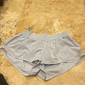 Light Blue Lululemon athletica size 6 LR hotty 2.5 in inseam Women's Shorts